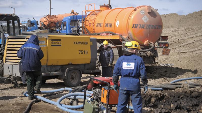 Работы по ликвидации разлива топлива в Норильске проводятся открыто