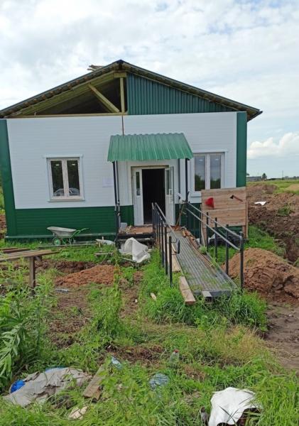 Мониторинг ОНФ: В Коми в селе Небдино строительство ФАПа находится в завершающей фазе