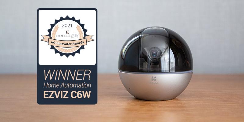 Умная камера C6W EZVIZ получила награду 2021 IoT Innovator Award в области домашней автоматизации
