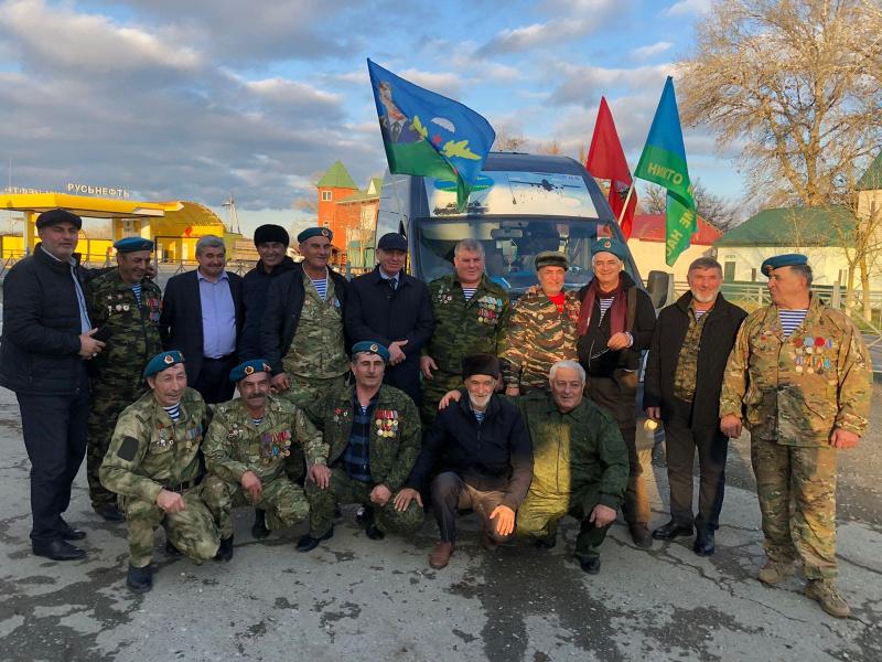 Воины-интернационалисты Дагестана приняли участие в открытии памятника Василию Маргелову в Кизляре