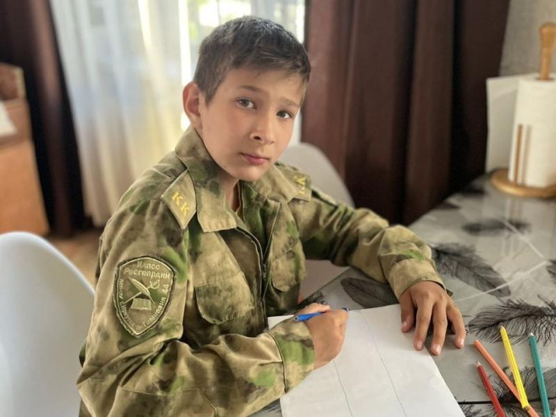 Иркутские школьники поддержали росгвардейцев Приангарья, участвующих в специальной военной операции на Украине
