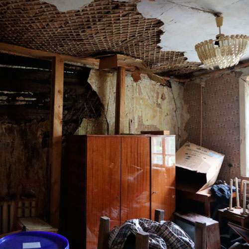 В Кирове из-за некачественного ремонта крыши может рухнуть стена жилого дома, принадлежавшего семье архитектора Чарушина