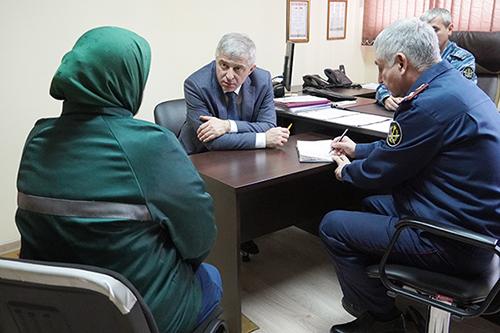 Уполномоченный по защите прав предпринимателей в Республике Дагестан посетил следственный изолятор № 1