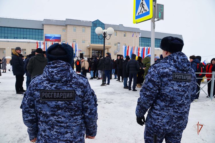 На Ямале Росгвардия обеспечила безопасность празднования Дня воссоединения Крыма с Россией