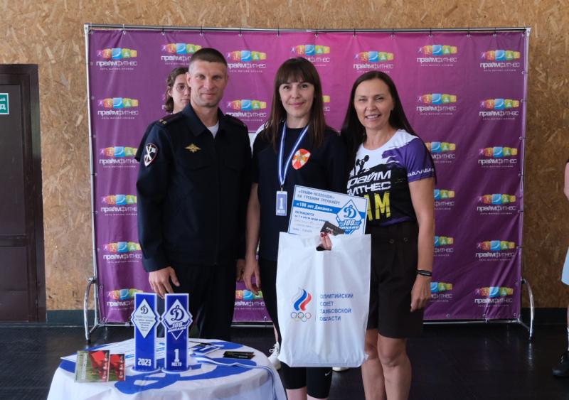 Военнослужащая Росгвардии стала победителем спортивного челленджа в честь юбилея Общества «Динамо» в Тамбове