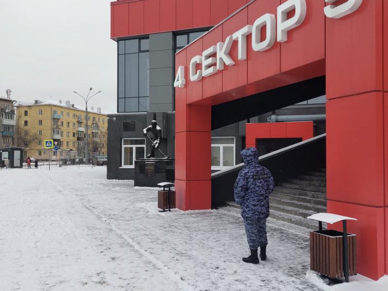 Росгвардейцы обеспечили безопасность на матчах чемпионата России МХЛ