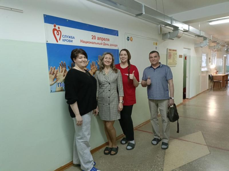 Работники филиала «Северный» ООО «ЛокоТех-Сервис» активно участвуют в донорском движении