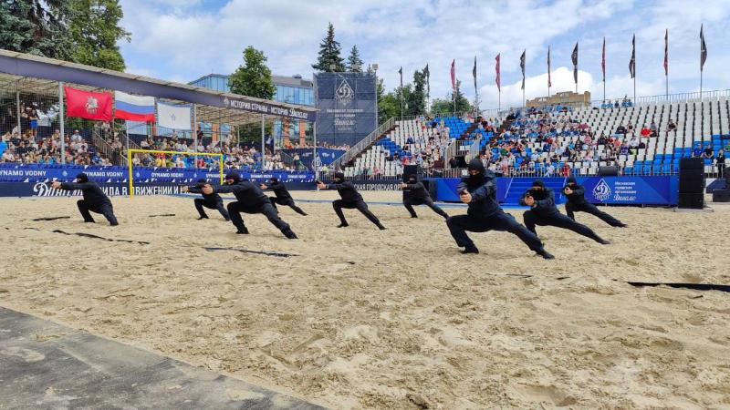 Сотрудники Росгвардии приняли участие в спортивном празднике МГО «Динамо» в Москве