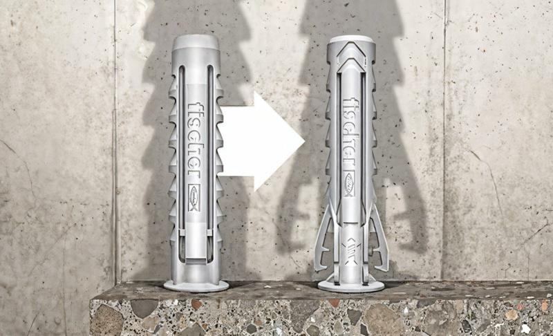 Новый дюбель ГК fischer ускоряет работу на 30%: меньше усилий, выше эффективность