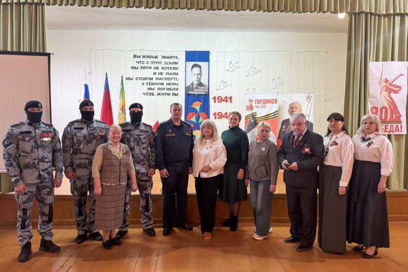 Кузбасской школе присвоили имя участника Великой Отечественной войны, прадедушки сотрудников ОМОН «Рубеж»