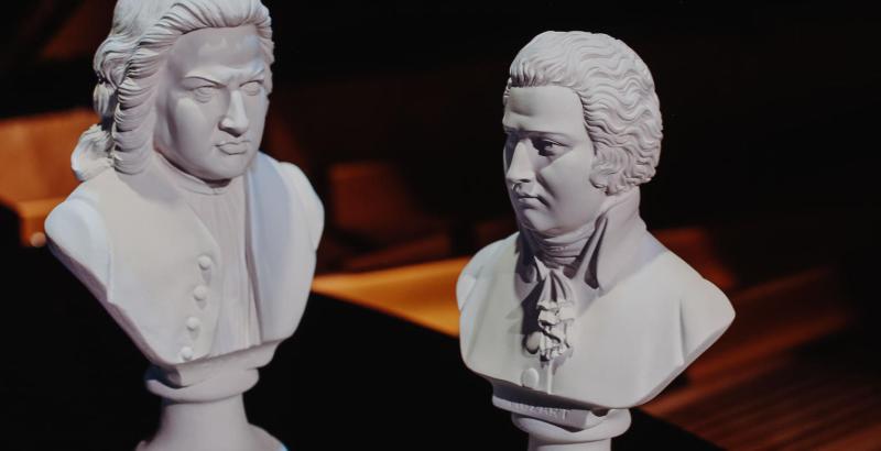 "Бах и Моцарт" из цикла Битва Клавиров под величественными сводами Петрикирхе