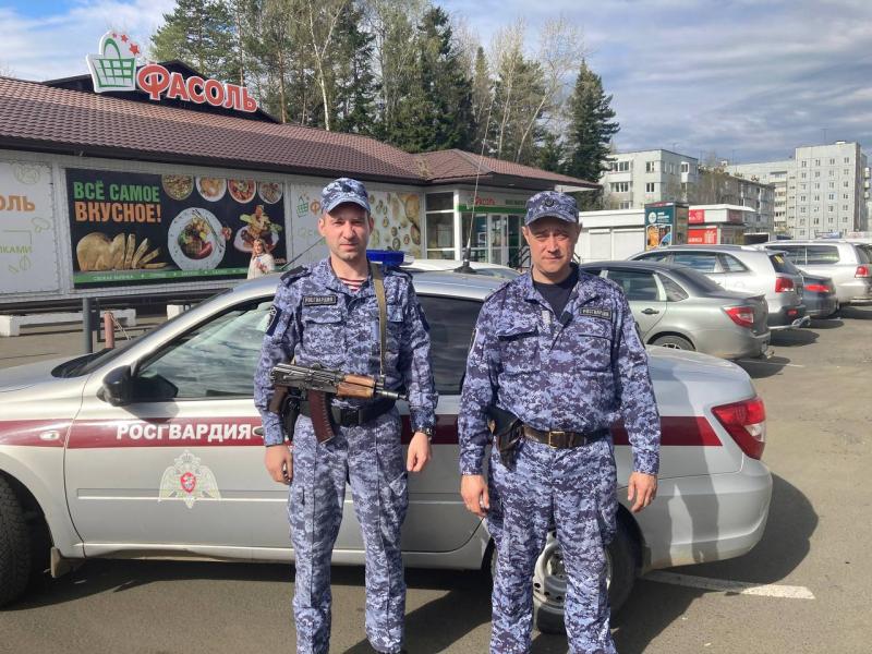 В Иркутской области сотрудники Росгвардии задержали мужчину подозреваемого в краже шампуня