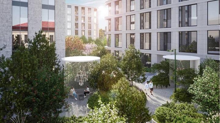 На территории «Садовнической 69» появится благоустроенный сад с гипоаллергенными растениями