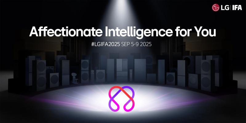 LG ПРЕДСТАВИТ ПЕРЕДОВЫЕ AI-ИННОВАЦИИ ДЛЯ ДОМА НА ВЫСТАВКЕ IFA 2025