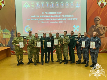 Ульяновский росгвардеец стал призером Чемпионата по пожарно-спасательному спорту войск национальной гвардии Российской Федерации