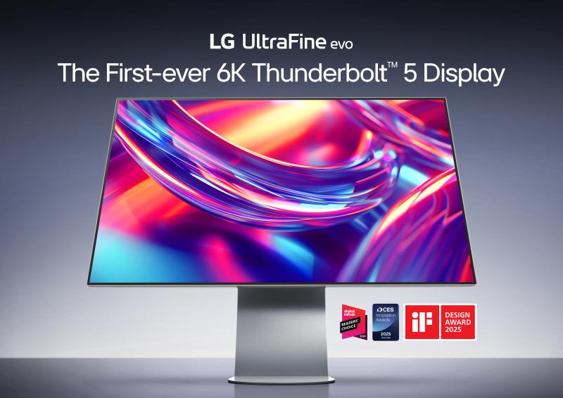 КОМПАНИЯ LG ПРЕДСТАВИЛА ПЕРВЫЙ В МИРЕ МОНИТОР С РАЗРЕШЕНИЕМ 6K С ПОДДЕРЖКОЙ THUNDERBOLT™ 5 ДЛЯ ПРОФЕССИОНАЛЬНЫХ РАЗРАБОТЧИКОВ