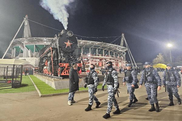 Росгвардия в Москве обеспечила правопорядок в период проведения матча РПЛ