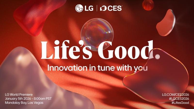 LG ПРЕДСТАВИТ КОНЦЕПЦИЮ «ИННОВАЦИИ В ГАРМОНИИ С ВАМИ» НА ВЫСТАВКЕ CES 2026