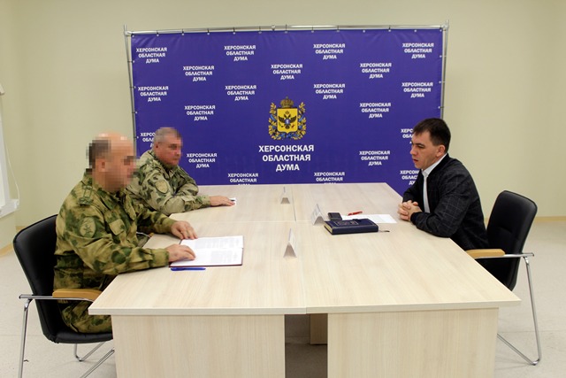 Росгвардия провела рабочую встречу с администрацией Херсонской области