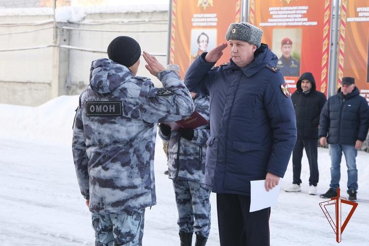 В Управлении Росгвардии по Республике Алтай отметили День образования ОМОН «Шонкор»